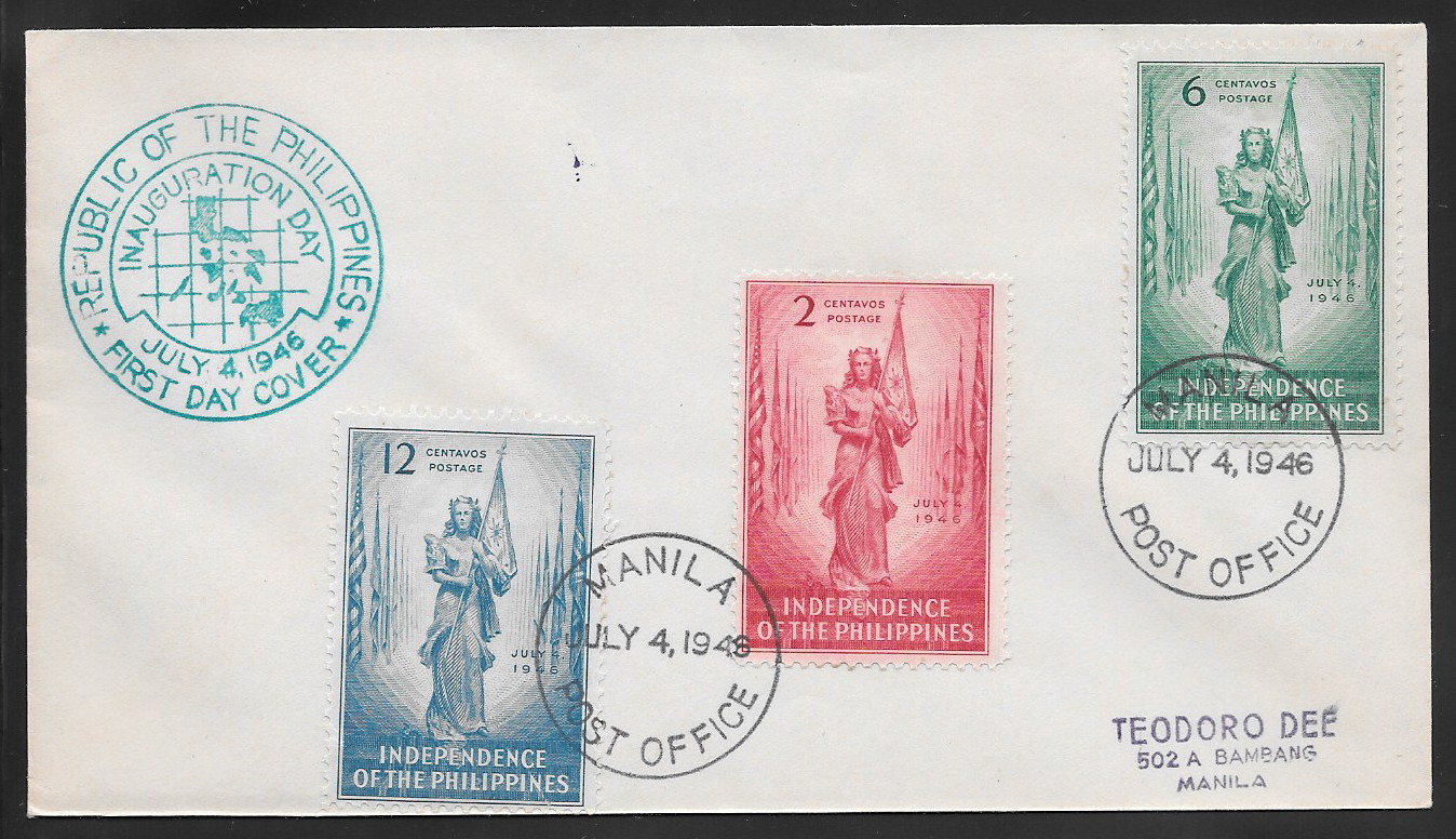 Philippines 1946 First Day Cover 